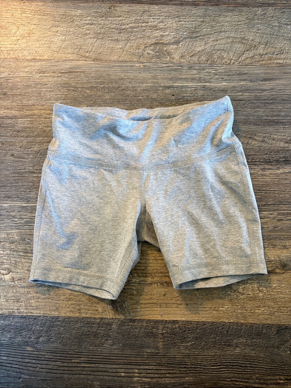 Ideology Light Gray Girls' Bike Shorts